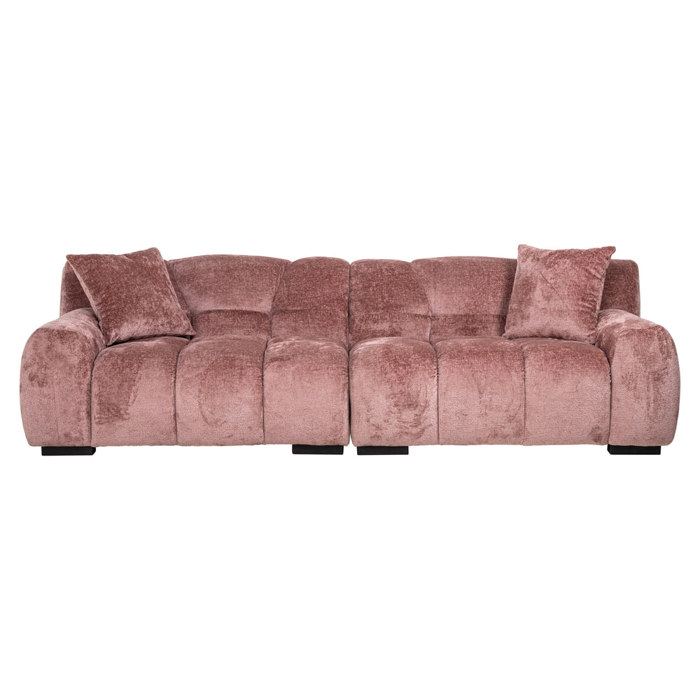 Canapea Charelle, chenille roz