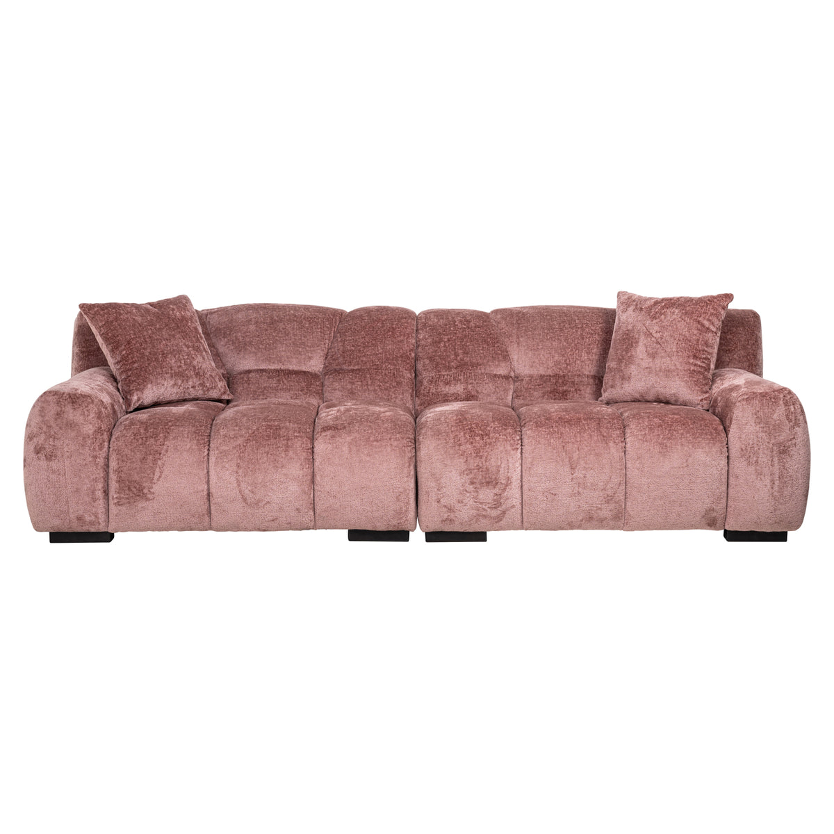 Canapea Charelle, chenille roz