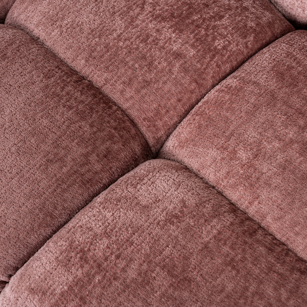 Canapea Charelle, chenille roz