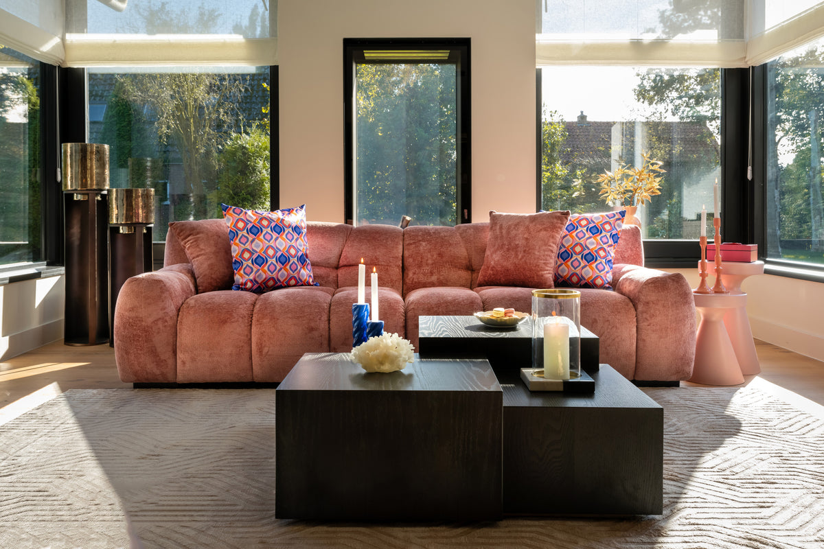 Canapea Charelle, chenille roz – ambient