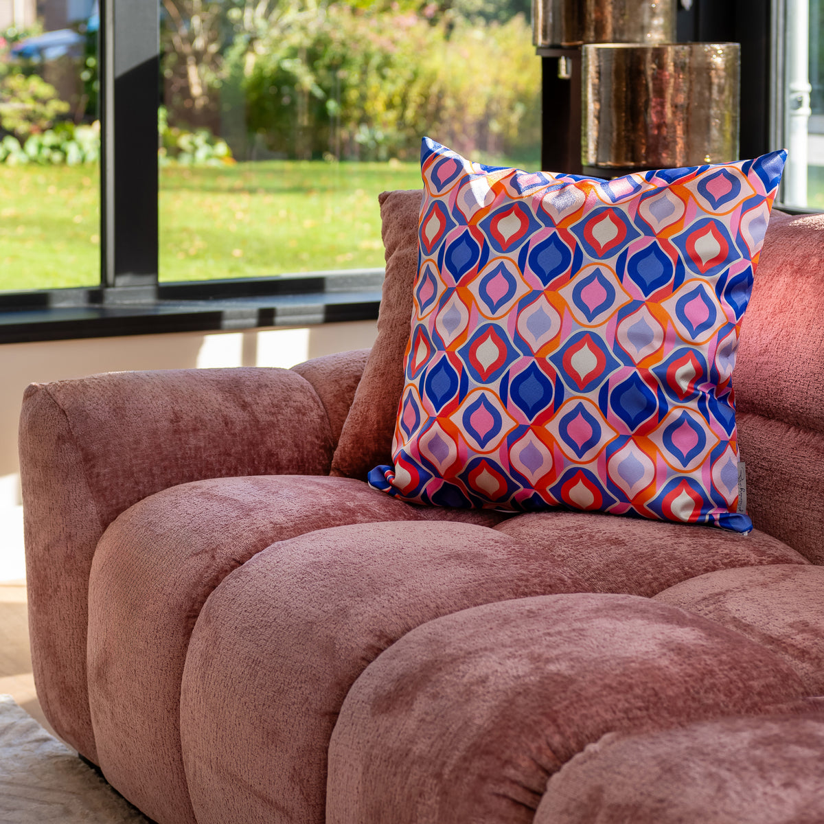 Canapea Charelle, chenille roz – ambient