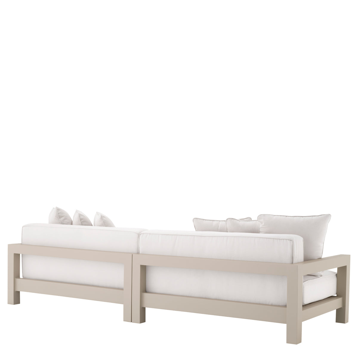 Canapea de exterior Cap-Antibes, nisip, Sunbrella canvas