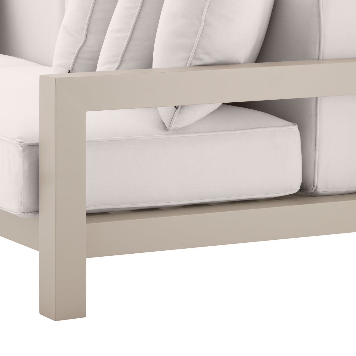 Canapea de exterior Cap-Antibes, nisip, Sunbrella canvas