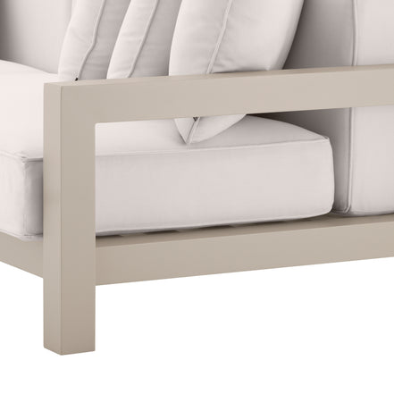 Canapea de exterior Cap-Antibes, nisip, Sunbrella canvas