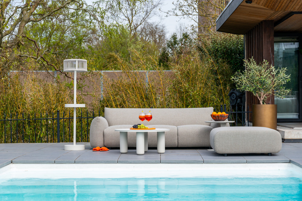 Canapea de exterior Dawson, alpine greige – ambient