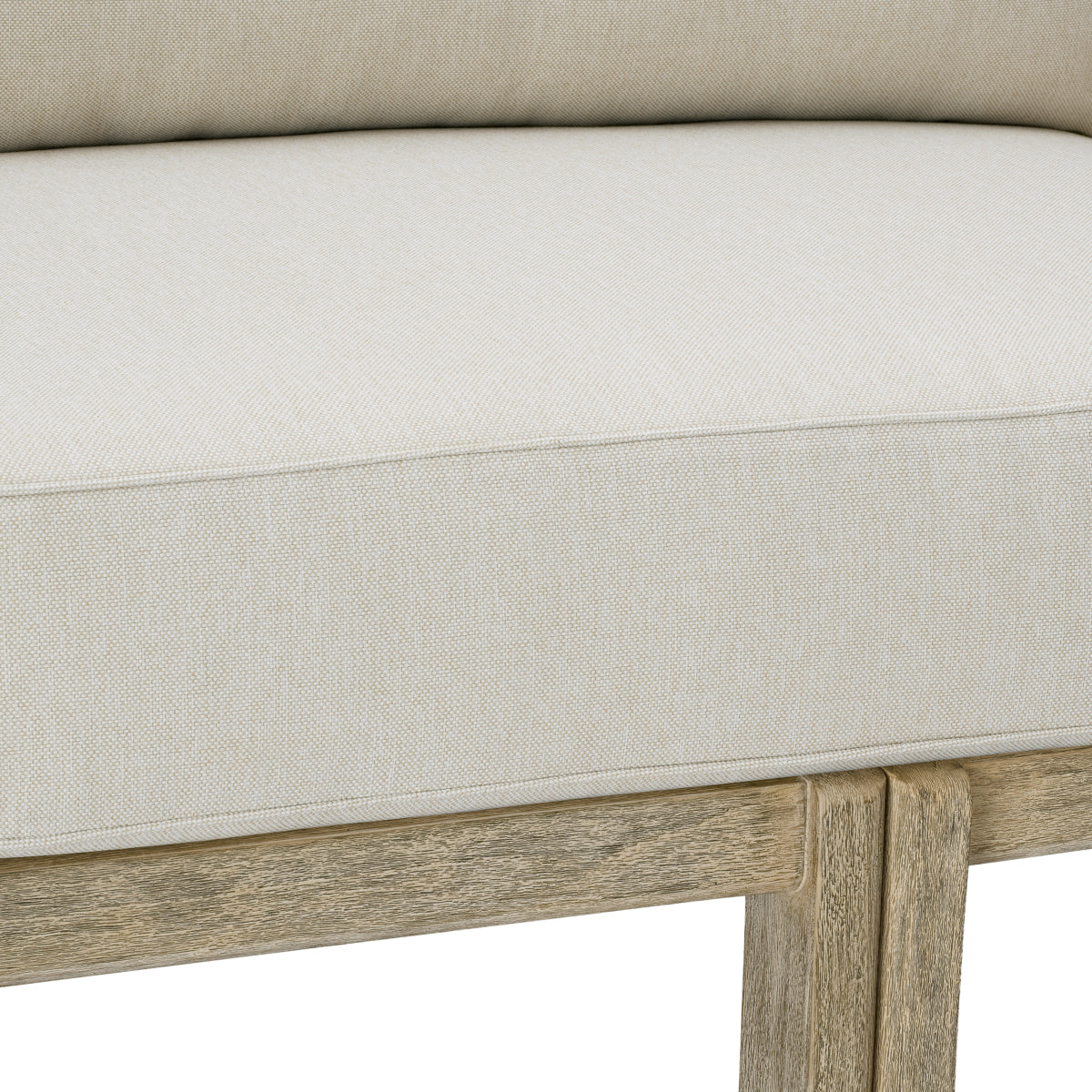 Canapea de exterior Julian L, tec îmbătrânit, viola nisip