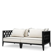 Canapea de exterior Ocean Club S, negru, Sunbrella canvas