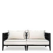 Canapea de exterior Ocean Club S, negru, Sunbrella canvas