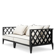 Canapea de exterior Ocean Club S, negru, Sunbrella canvas