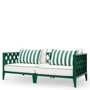 Canapea de exterior Ocean Club S, verde, blaise alb-crem, florent verde