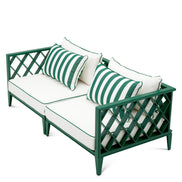 Canapea de exterior Ocean Club S, verde, blaise alb-crem, florent verde