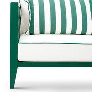 Canapea de exterior Ocean Club S, verde, blaise alb-crem, florent verde
