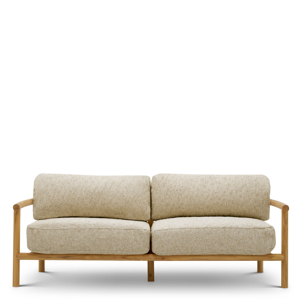 Canapea de exterior Ombria, tec natural, arden natural