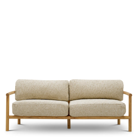 Canapea de exterior Ombria, tec natural, arden natural