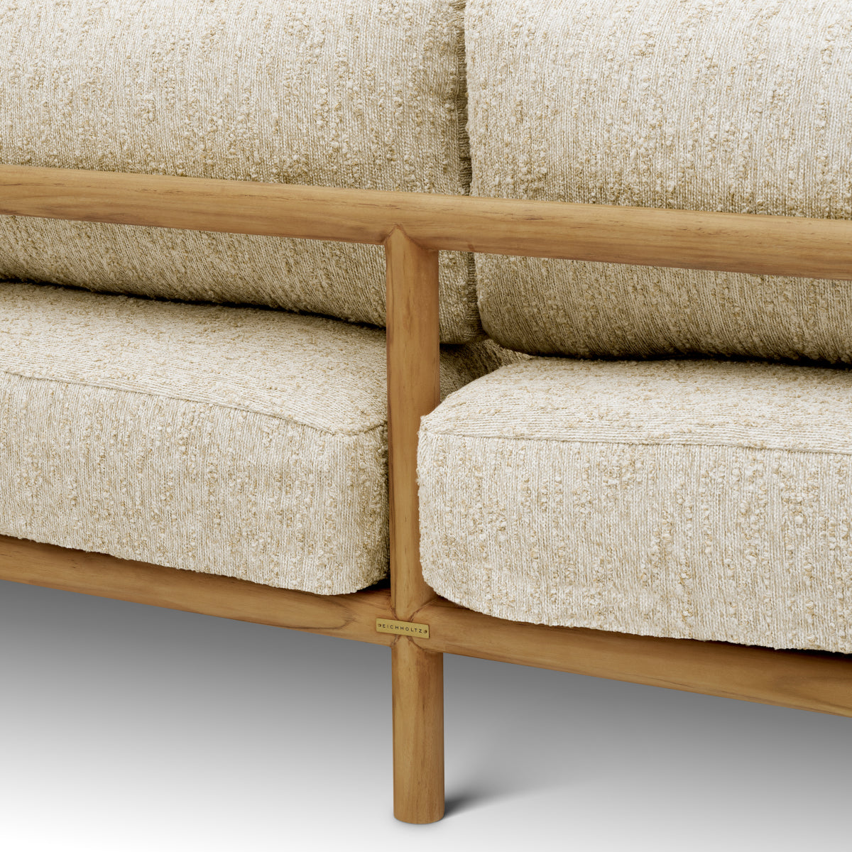 Canapea de exterior Ombria, tec natural, arden natural