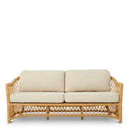 Canapea de exterior Riverton, ratan sintetic, arden natural