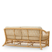 Canapea de exterior Riverton, ratan sintetic, arden natural