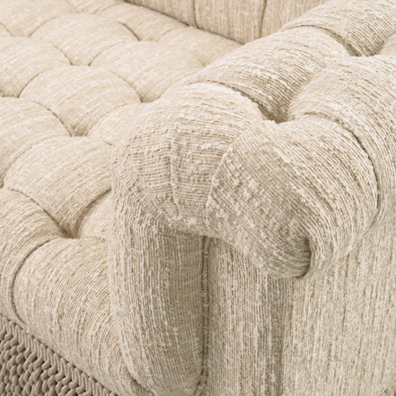 Canapea Dorantes bouclé, sonata crem
