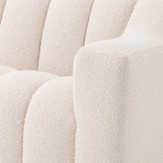 Canapea Kelly L bouclé crem