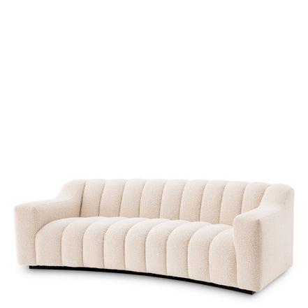 Canapea Kelly S bouclé crem