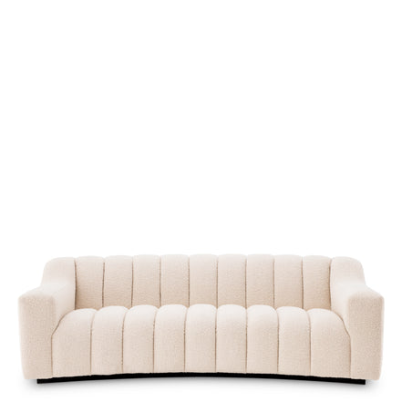 Canapea Kelly S bouclé crem