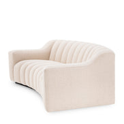 Canapea Kelly S bouclé crem