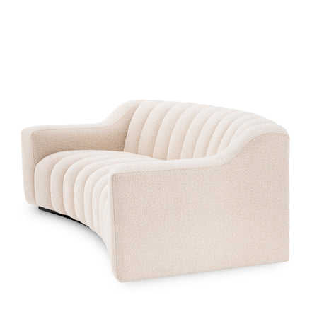 Canapea Kelly S bouclé crem