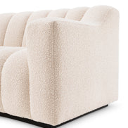 Canapea Kelly S bouclé crem