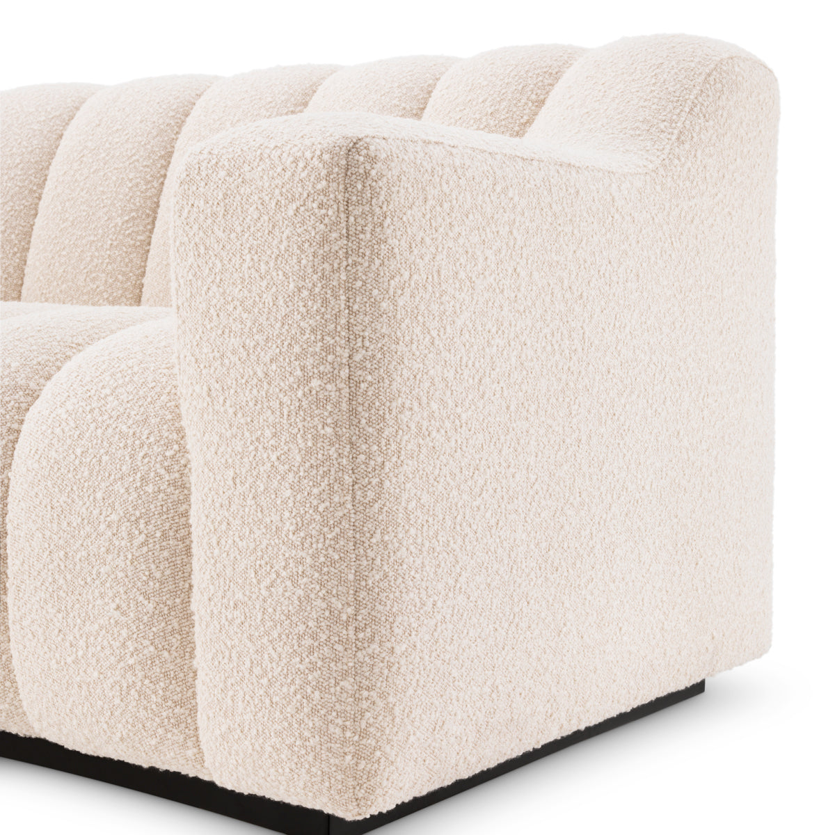 Canapea Kelly S bouclé crem