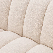 Canapea Kelly S bouclé crem