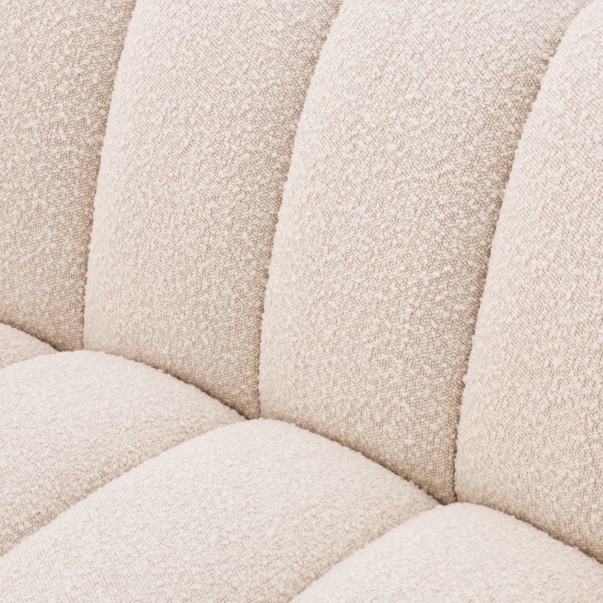 Canapea Kelly S bouclé crem