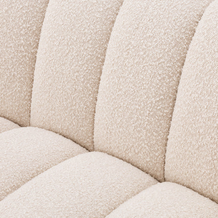 Canapea Kelly S bouclé crem