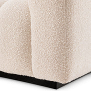 Canapea Kelly S bouclé crem