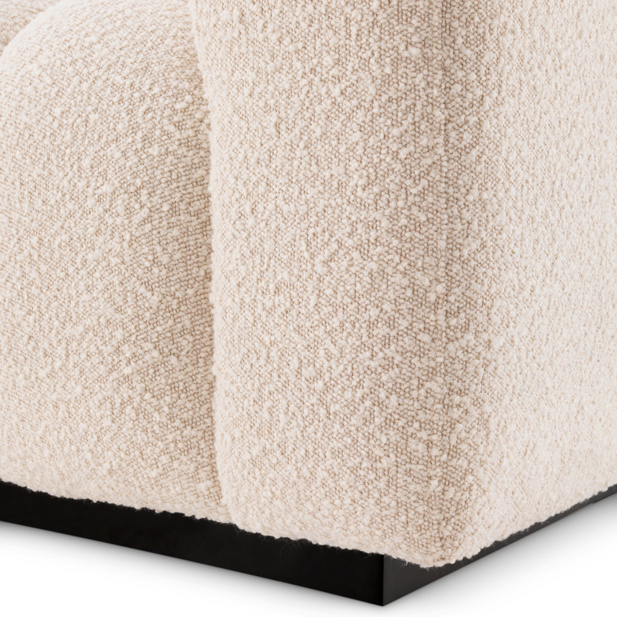 Canapea Kelly S bouclé crem