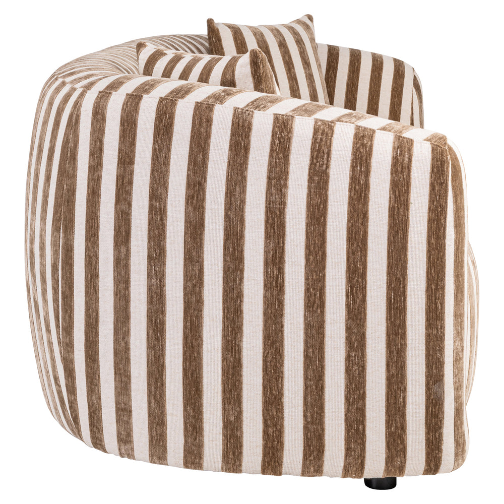 Canapea Luxandra, stripes nisip