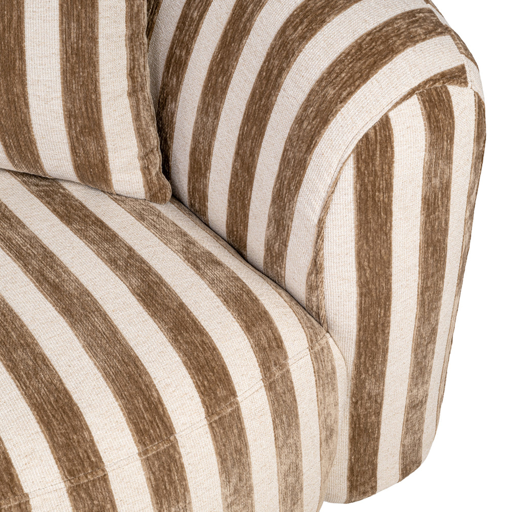 Canapea Luxandra, stripes nisip