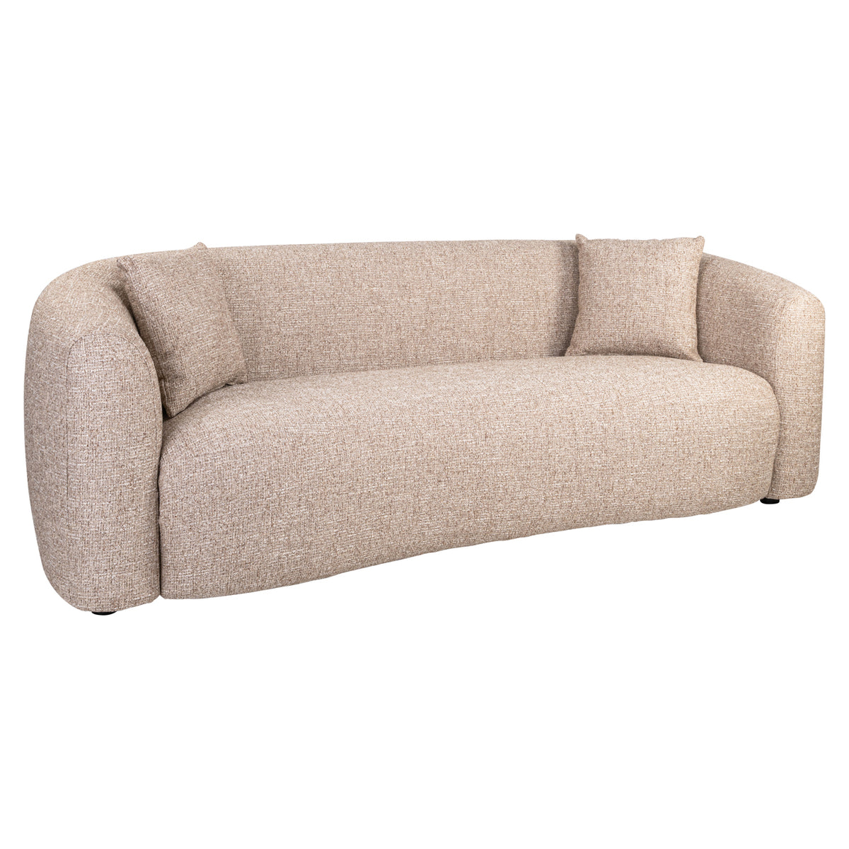 Canapea Luxandra, tweed nisip, ignifug