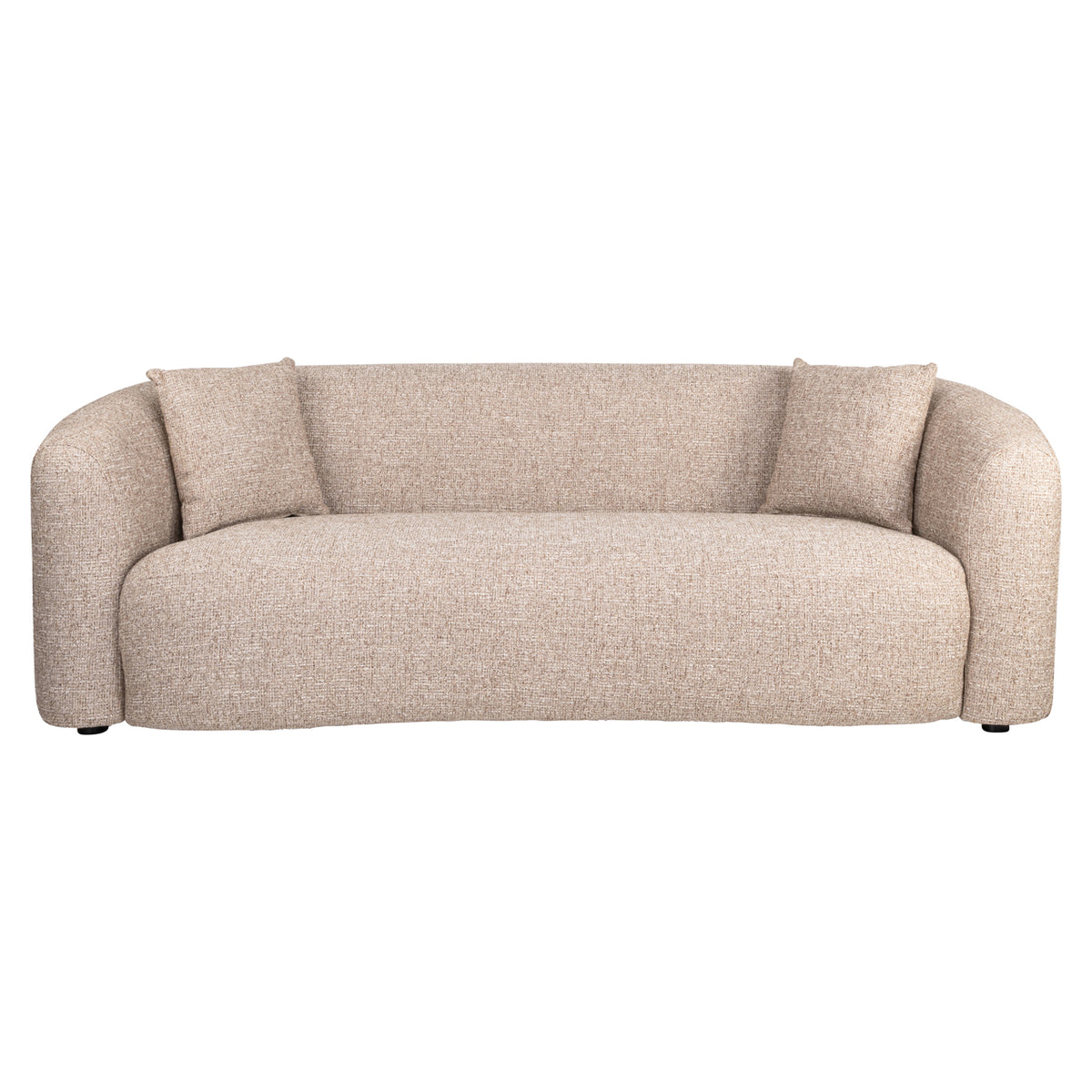 Canapea Luxandra, tweed nisip, ignifug