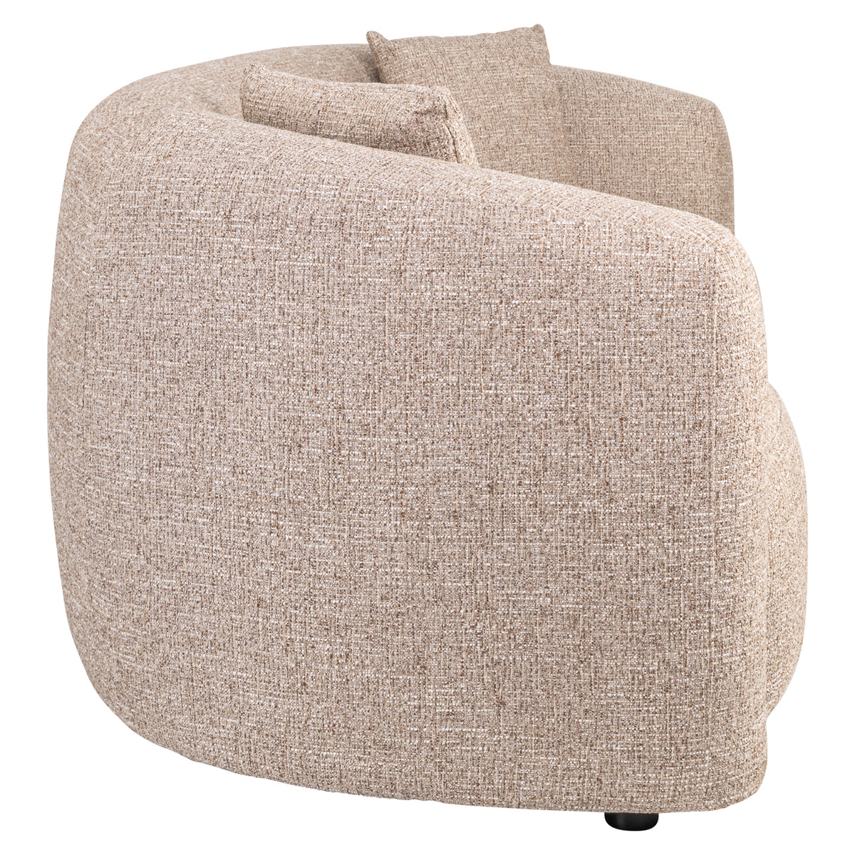 Canapea Luxandra, tweed nisip, ignifug