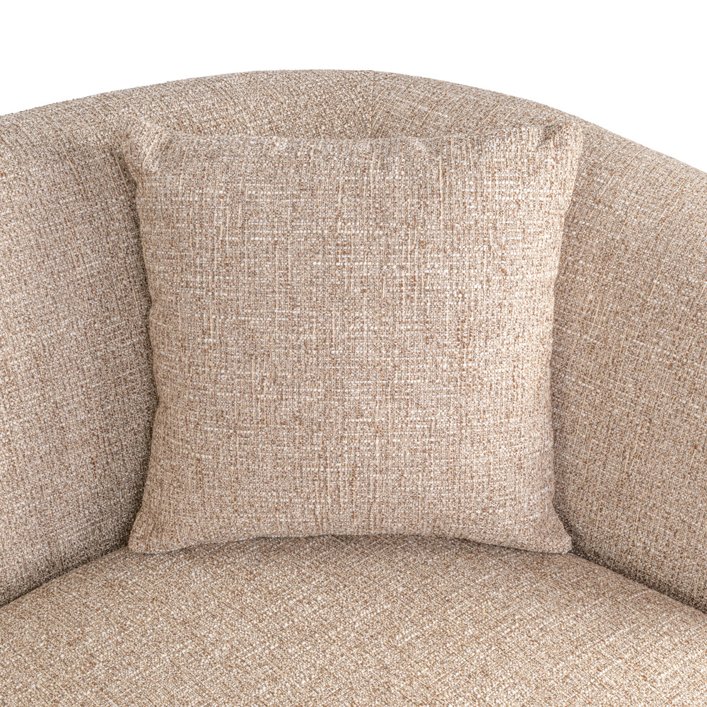 Canapea Luxandra, tweed nisip, ignifug