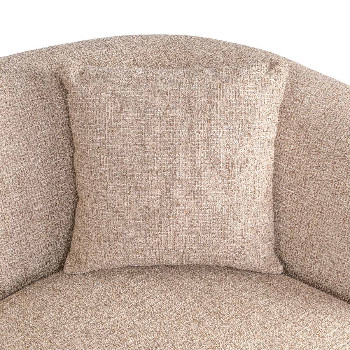 Canapea Luxandra, tweed nisip, ignifug