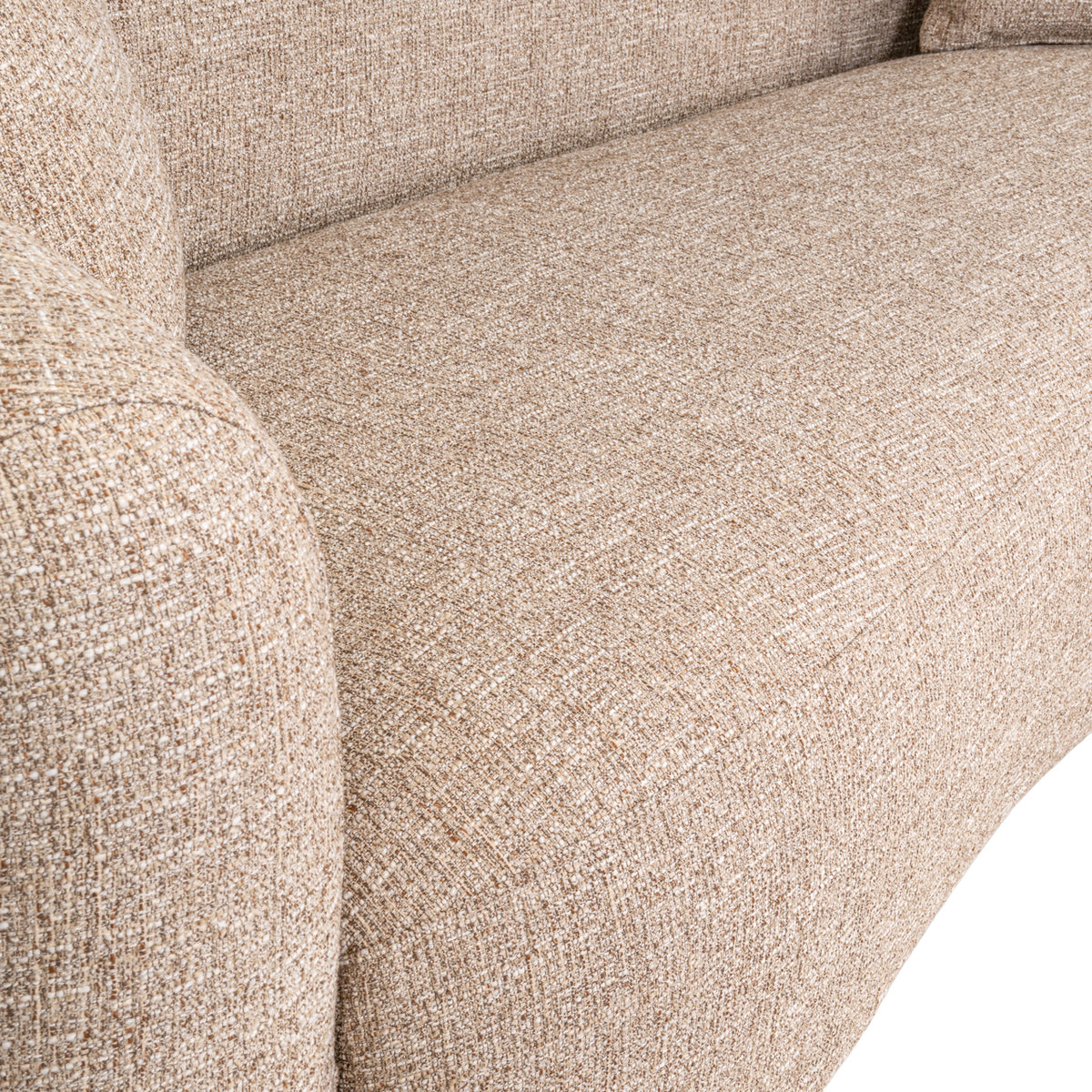 Canapea Luxandra, tweed nisip, ignifug