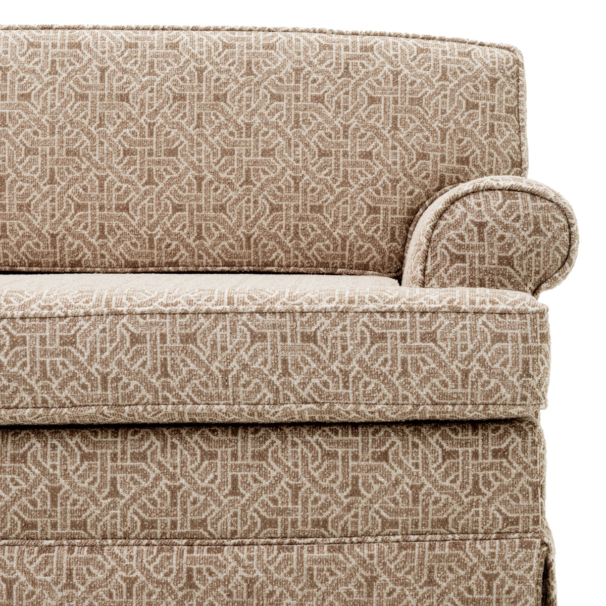 Canapea Madison frieze jacquard bej