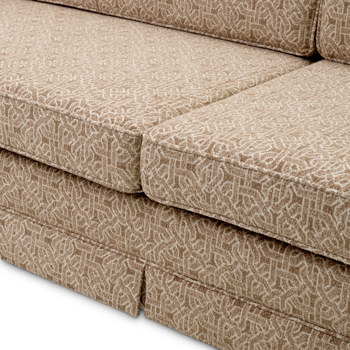 Canapea Madison frieze jacquard bej