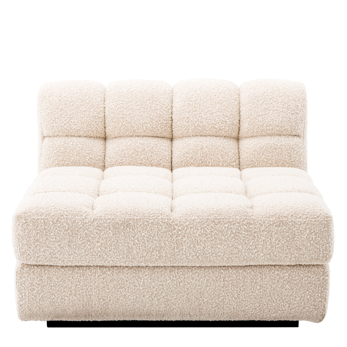Canapea modulară Dean bouclé crem – modul central