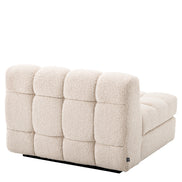 Canapea modulară Dean bouclé crem – modul central