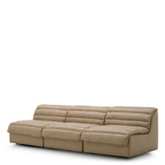 Canapea modulară Dunemore, piele barley