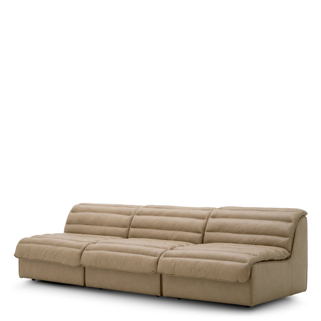 Canapea modulară Dunemore, piele barley