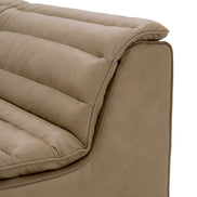 Canapea modulară Dunemore, piele barley