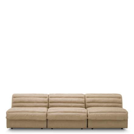 Canapea modulară Dunemore, piele barley